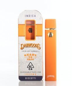 Dabwoods Disposable Full Gram Vape – Biscotti