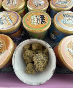 Alternative view of Kaws moon rocks