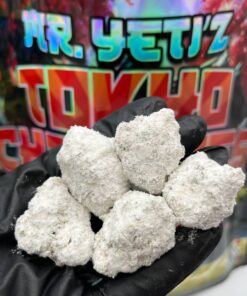 MR. YETI’Z snowcaps Fire indoors caked